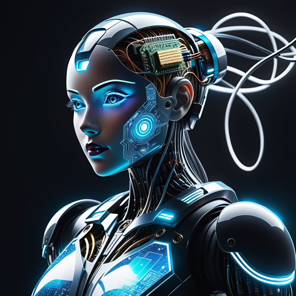 electrical-circuits-bright-glow-space-brain-ai-futuristic-art-humanoid-robot